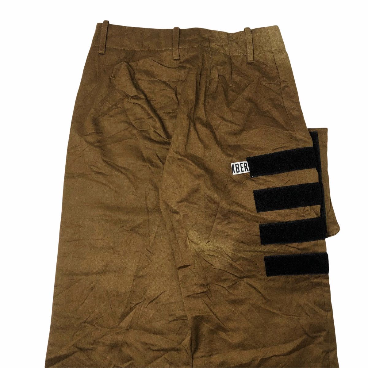 Dirk Bikkembergs 1990s Bikkembergs Single 3D Pocket Cargo Trousers Size US 29 - 8 Thumbnail