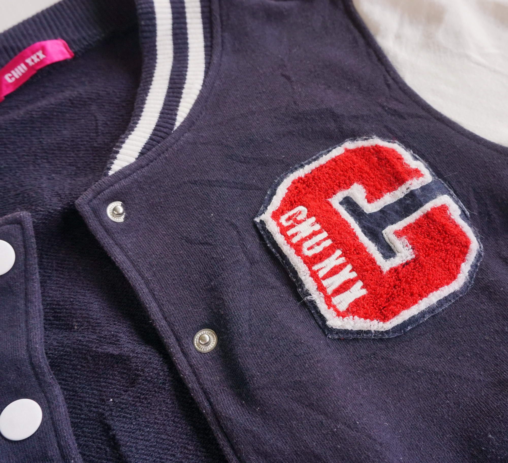Japanese Brand CHU XXX Embroidered & Printed Varsity Jacket Size M / US 6-8 / IT 42-44 - 6 Thumbnail