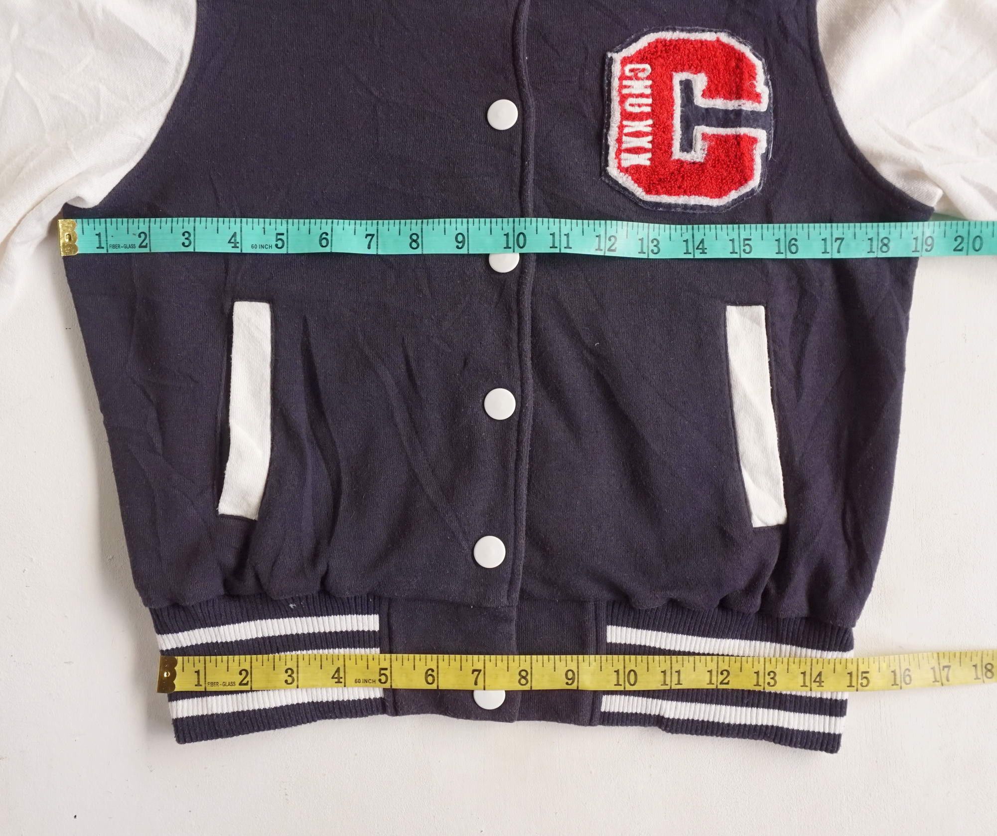Japanese Brand CHU XXX Embroidered & Printed Varsity Jacket Size M / US 6-8 / IT 42-44 - 13 Thumbnail