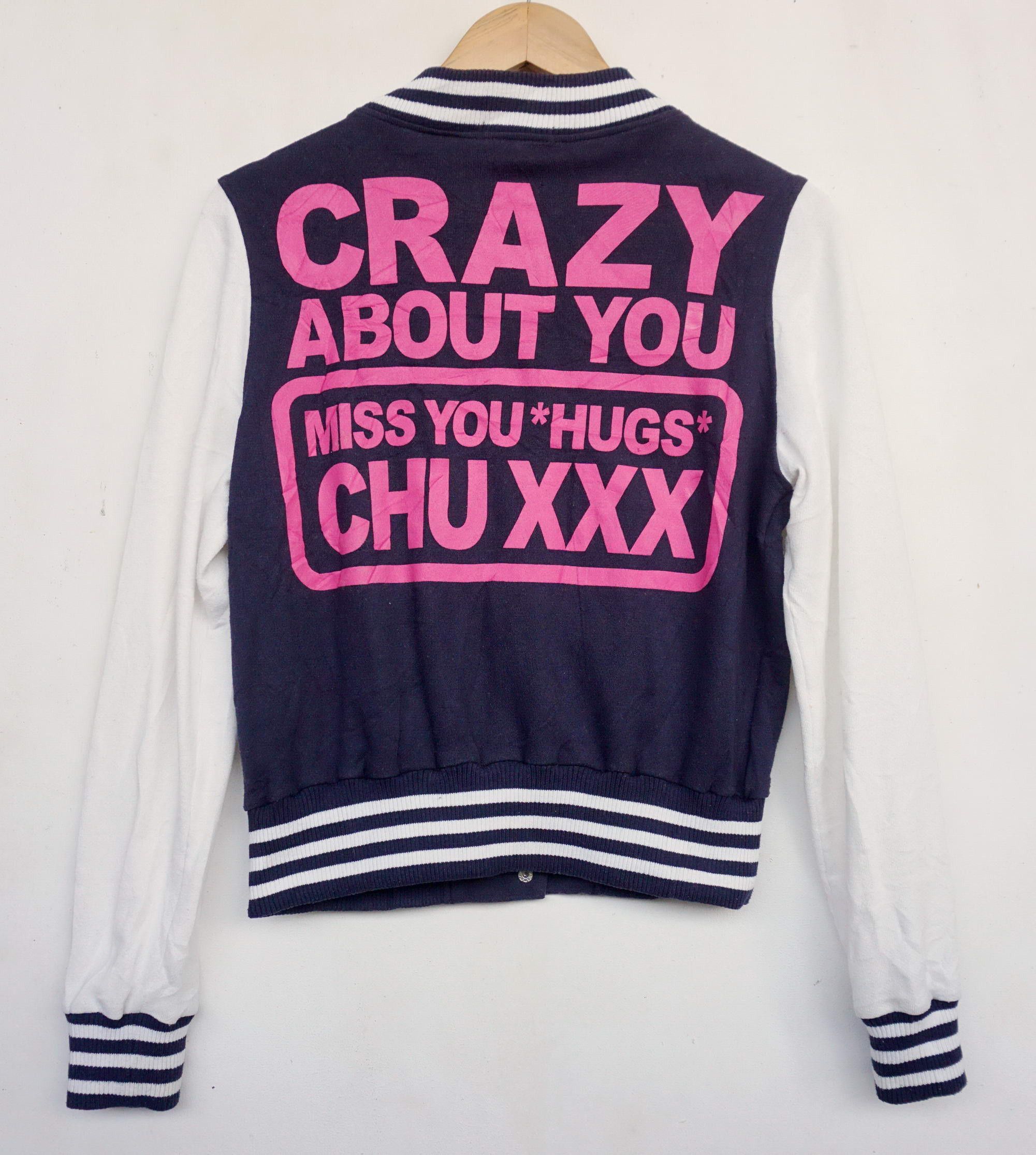 Japanese Brand CHU XXX Embroidered & Printed Varsity Jacket Size M / US 6-8 / IT 42-44 - 3 Thumbnail