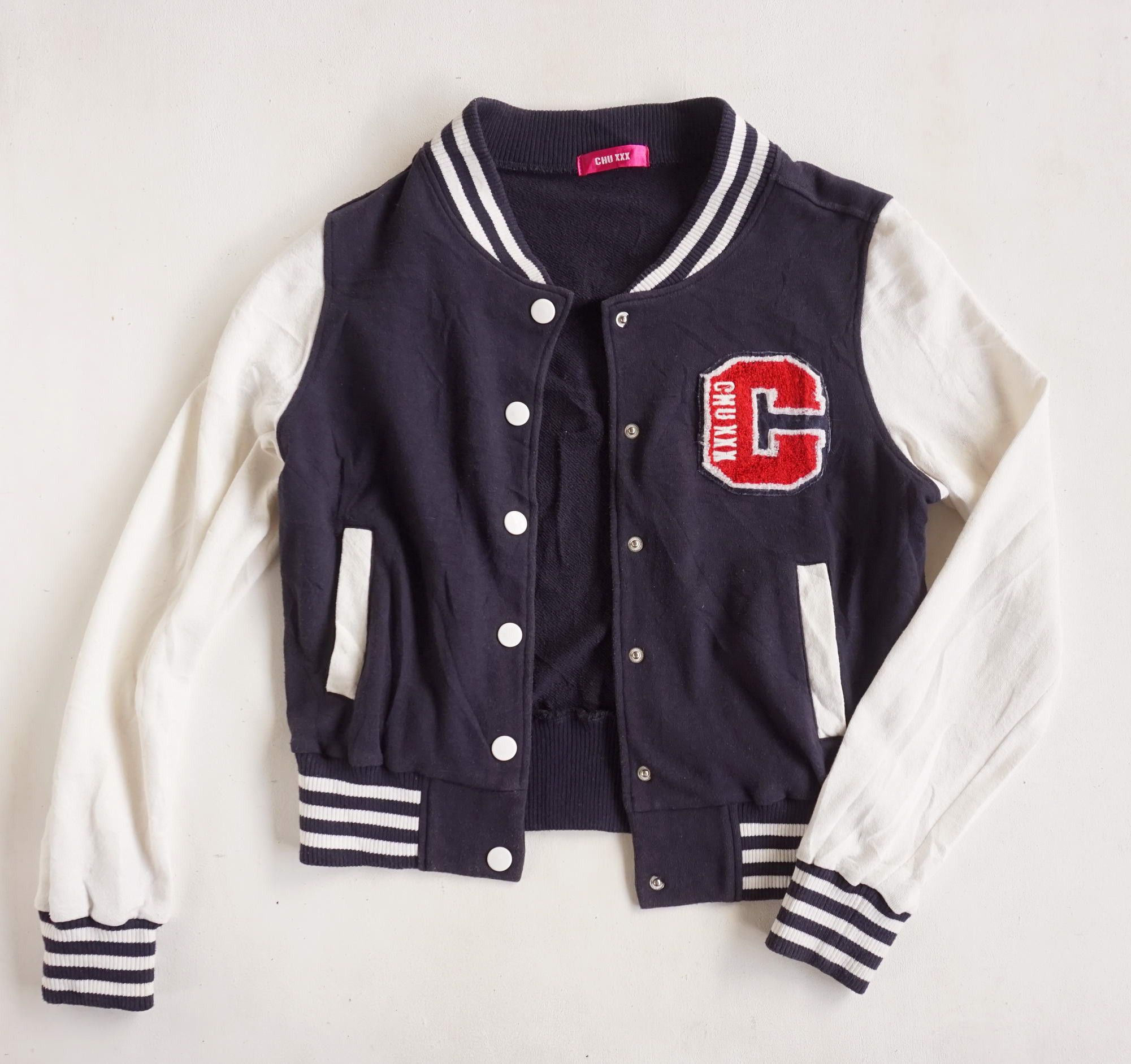 Japanese Brand CHU XXX Embroidered & Printed Varsity Jacket Size M / US 6-8 / IT 42-44 - 4 Thumbnail