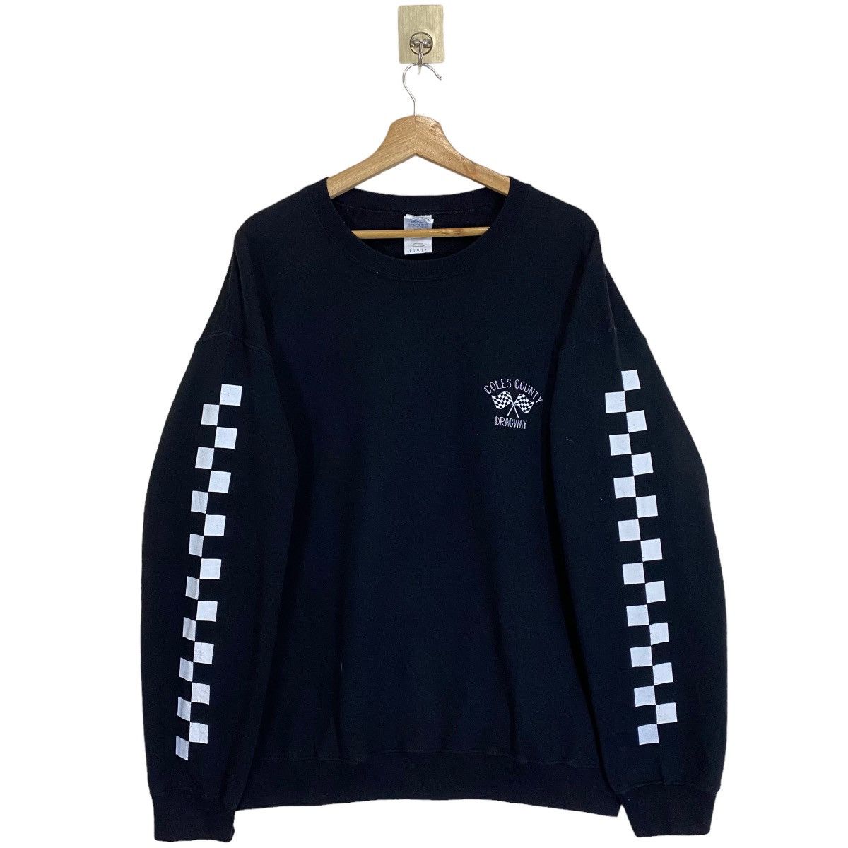 Vintage Vintage Coles County Dragway Crewneck Sweatshirt Size M Size US M / EU 48-50 / 2 - 1 Thumbnail