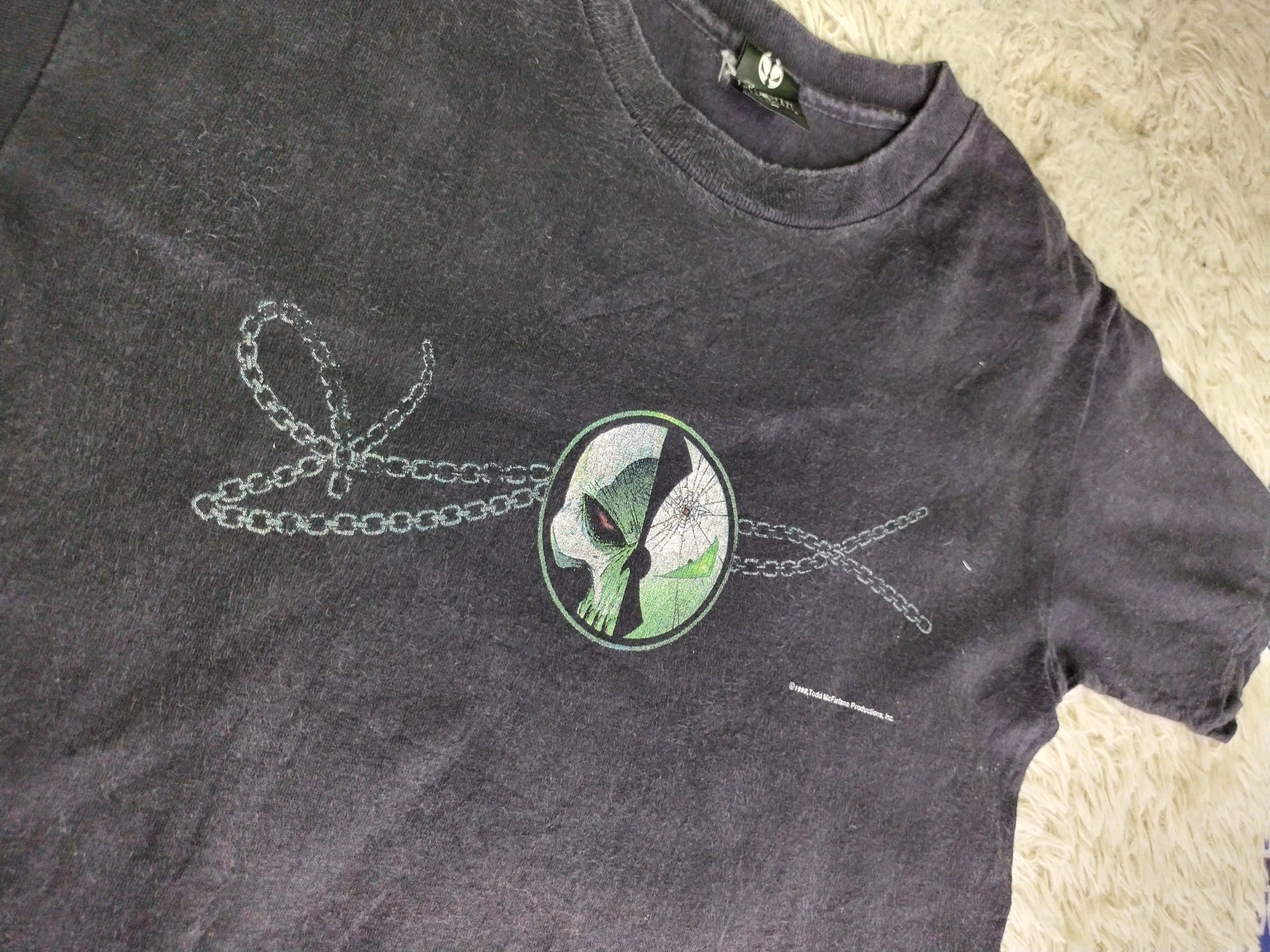 Vintage VINTAGE 1998 SPAWN TODD MCFARLANE PRODUCTION TEE Size US S / EU 44-46 / 1 - 2 Thumbnail