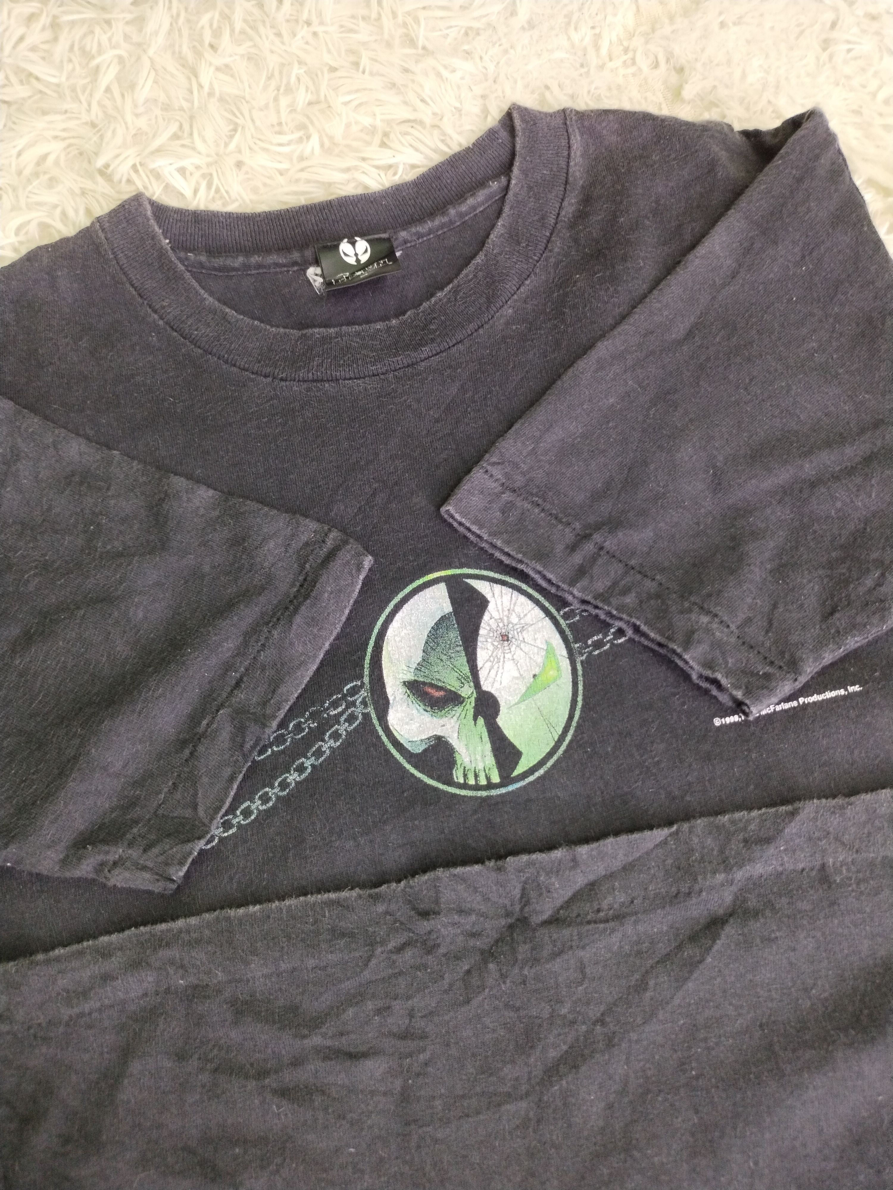 Vintage VINTAGE 1998 SPAWN TODD MCFARLANE PRODUCTION TEE Size US S / EU 44-46 / 1 - 11 Thumbnail