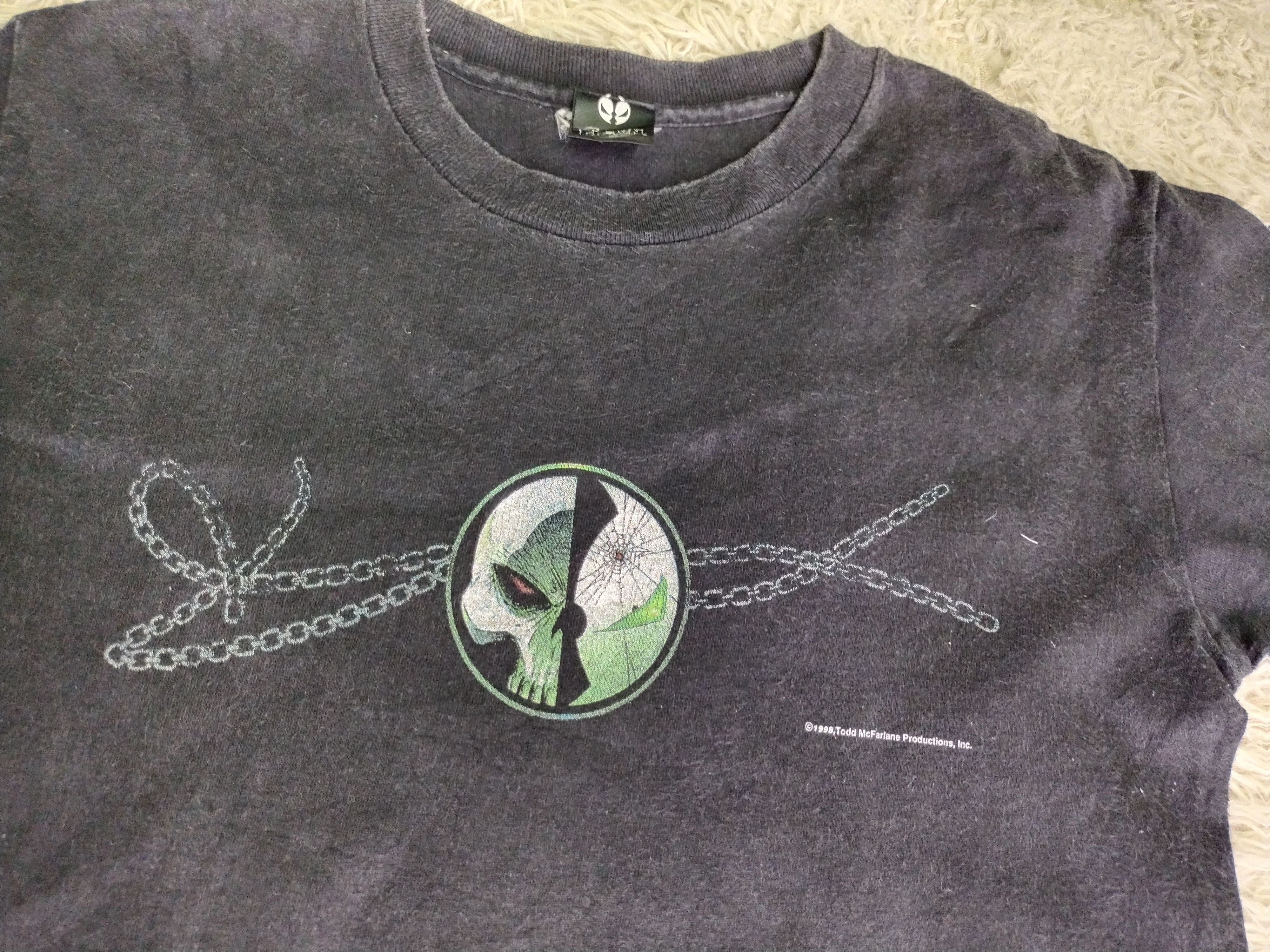 Vintage VINTAGE 1998 SPAWN TODD MCFARLANE PRODUCTION TEE Size US S / EU 44-46 / 1 - 6 Thumbnail