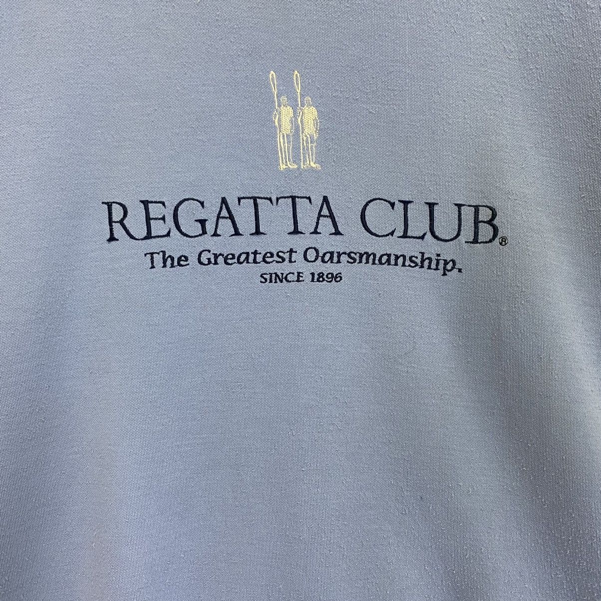 Vintage Vintage Regatta Club Big Logo Crewneck Sweatshirt Size M Size US M / EU 48-50 / 2 - 5 Thumbnail