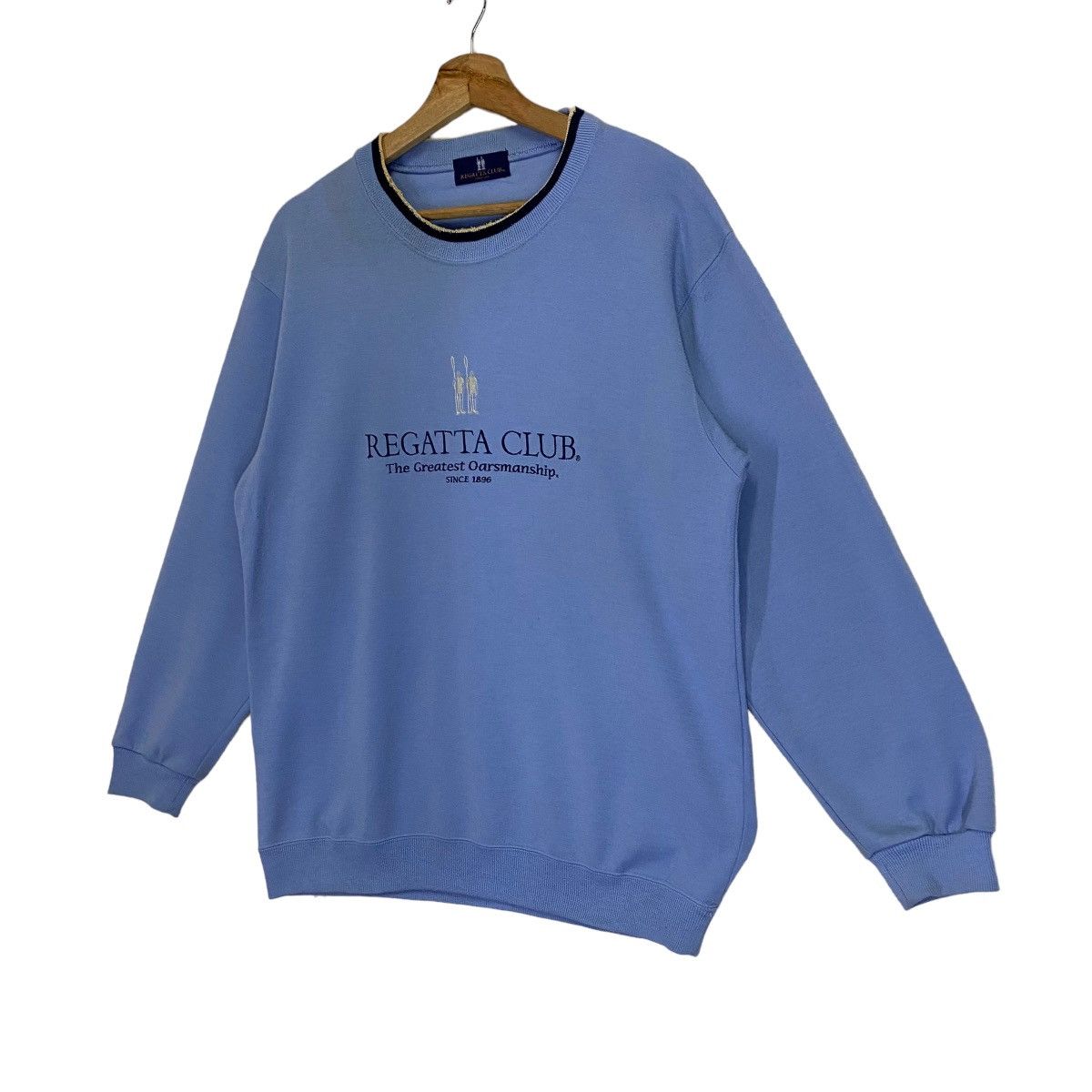 Vintage Vintage Regatta Club Big Logo Crewneck Sweatshirt Size M Size US M / EU 48-50 / 2 - 3 Thumbnail