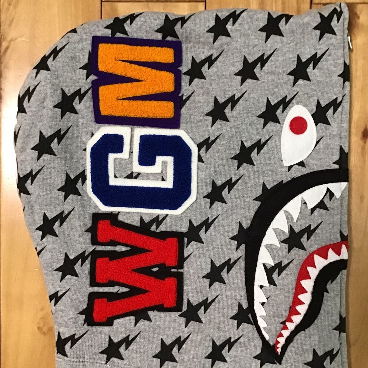 Bape American shark full zip hoodie BAPE Size US S / EU 44-46 / 1 - 3 Thumbnail