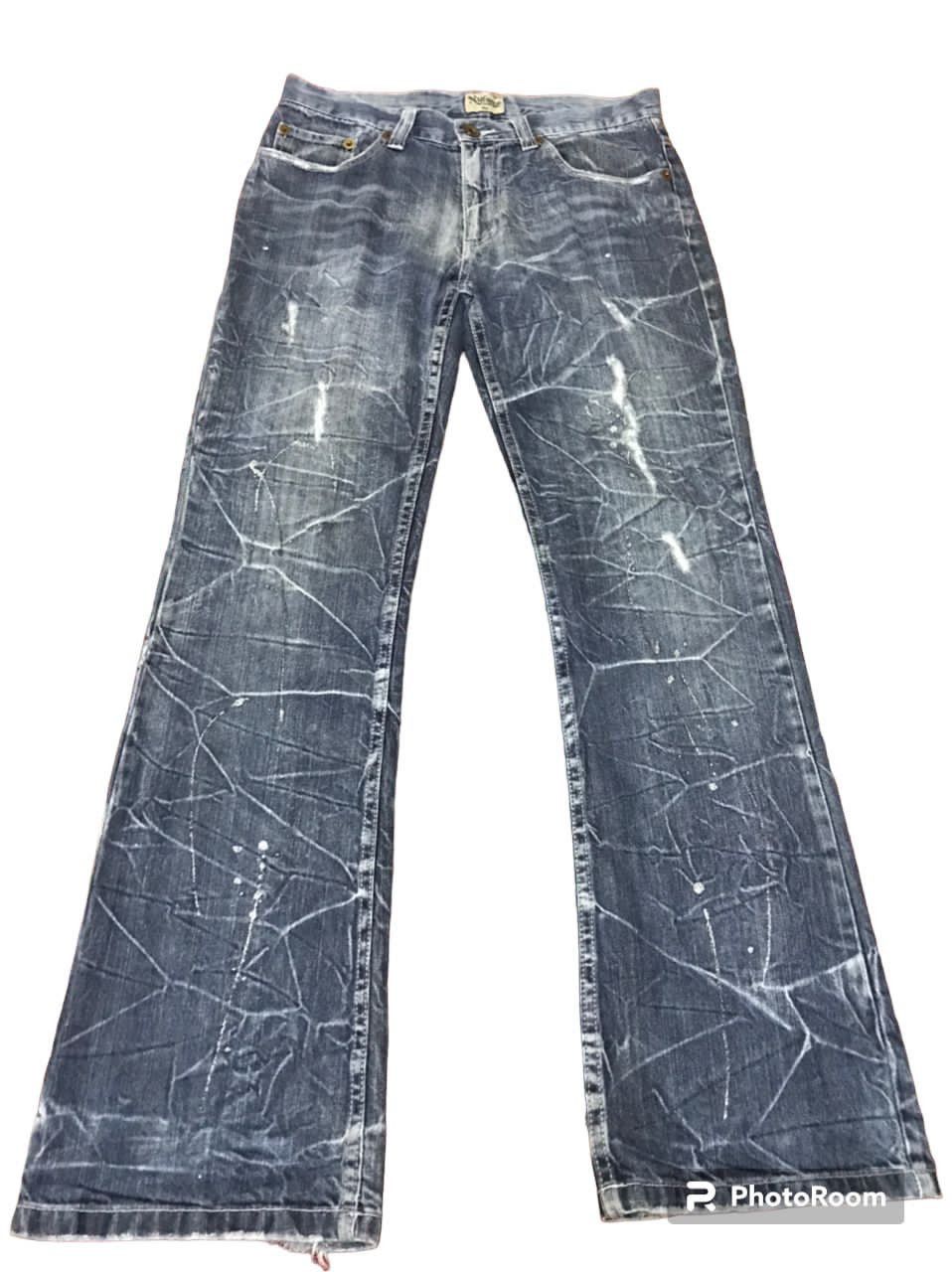 Japanese Brand × Tornado Mart Flare jeans nylaus distressed boot cut Size US 32 / EU 48 - 1 Thumbnail