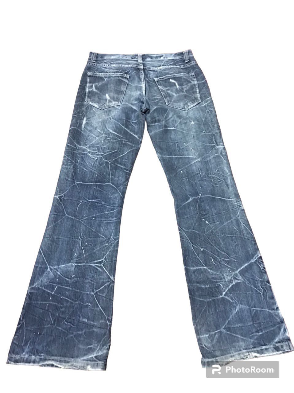 Japanese Brand × Tornado Mart Flare jeans nylaus distressed boot cut Size US 32 / EU 48 - 2 Thumbnail