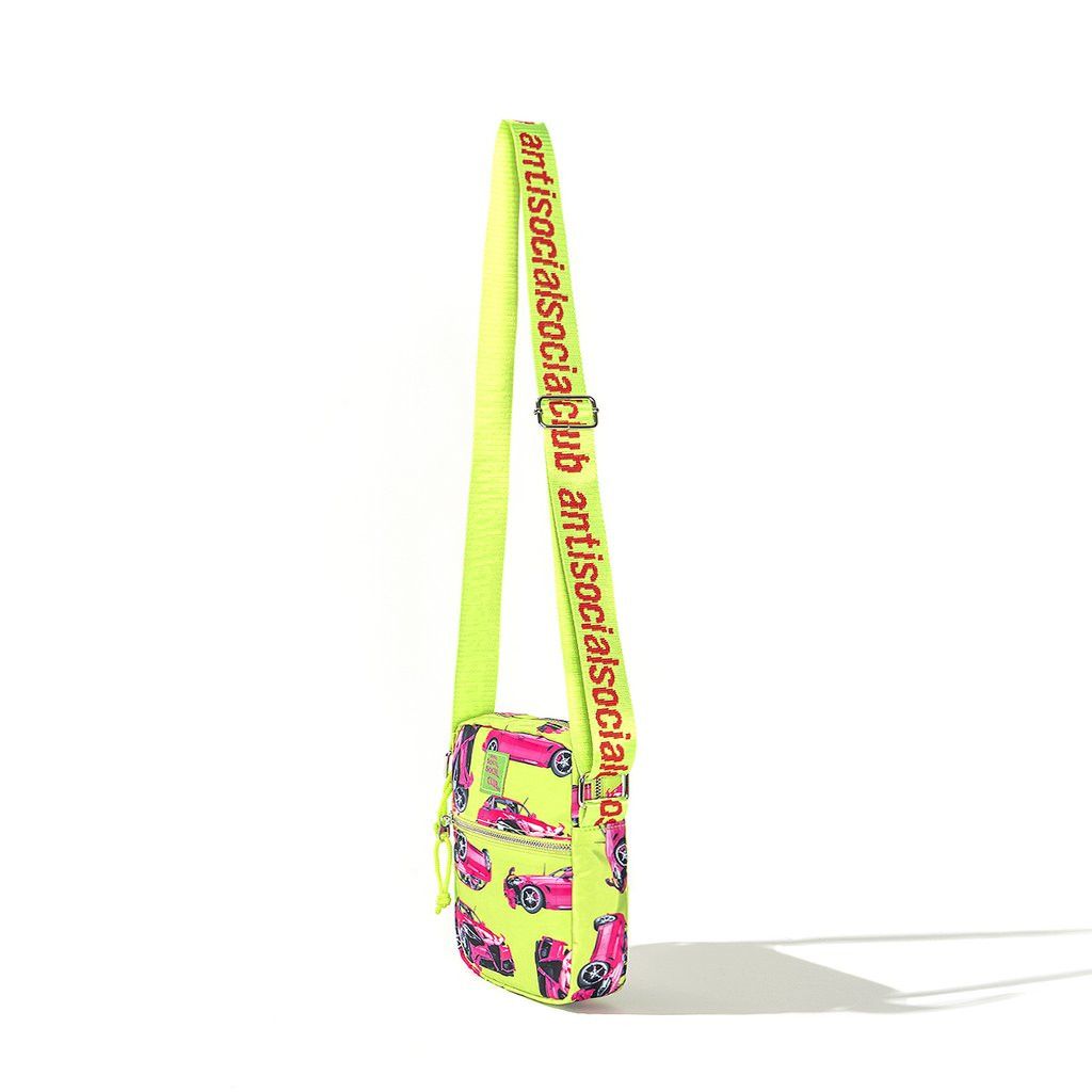 Anti Social Social Club DS ASSC Pink Red Logo LAMOB Green Side shoulder Bag Supreme Size ONE SIZE - 6 Thumbnail