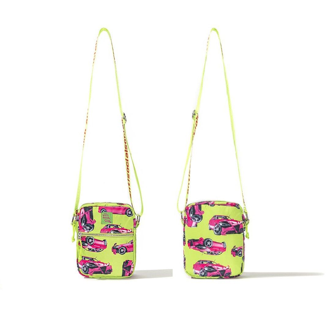 Anti Social Social Club DS ASSC Pink Red Logo LAMOB Green Side shoulder Bag Supreme Size ONE SIZE - 7 Thumbnail