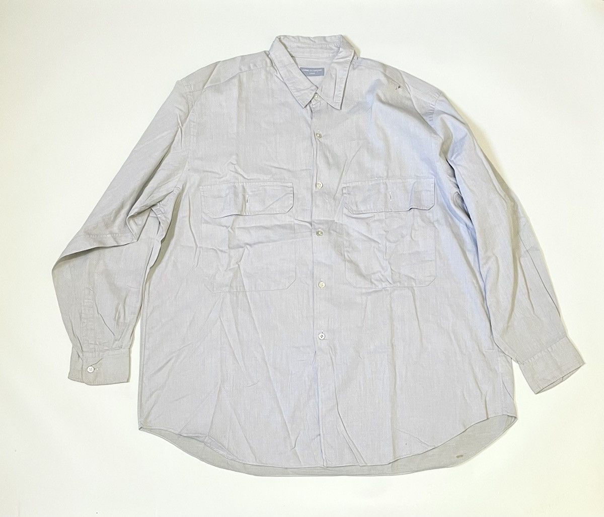 Vintage cdg homme light grey button up