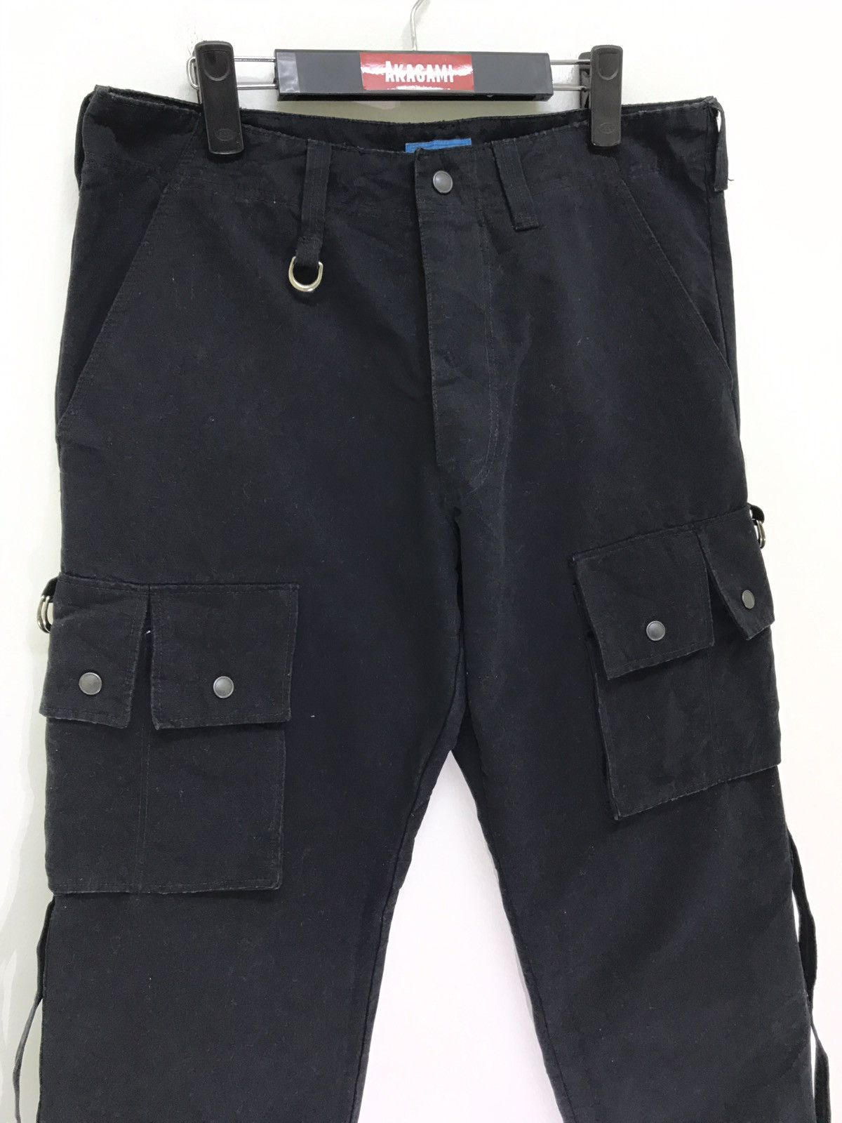 Japanese Brand Japan Brand Tindex Black Cargo Tactical Pant Relaxing Size US 34 / EU 50 - 1 Thumbnail