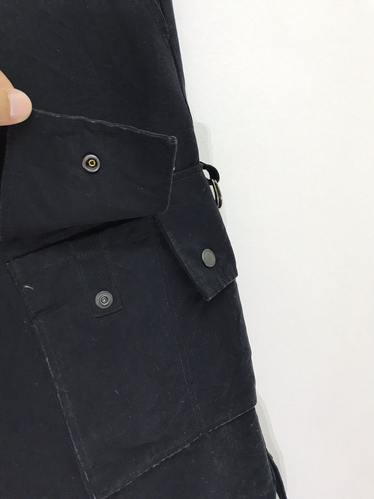 Japanese Brand Japan Brand Tindex Black Cargo Tactical Pant Relaxing Size US 34 / EU 50 - 5 Thumbnail