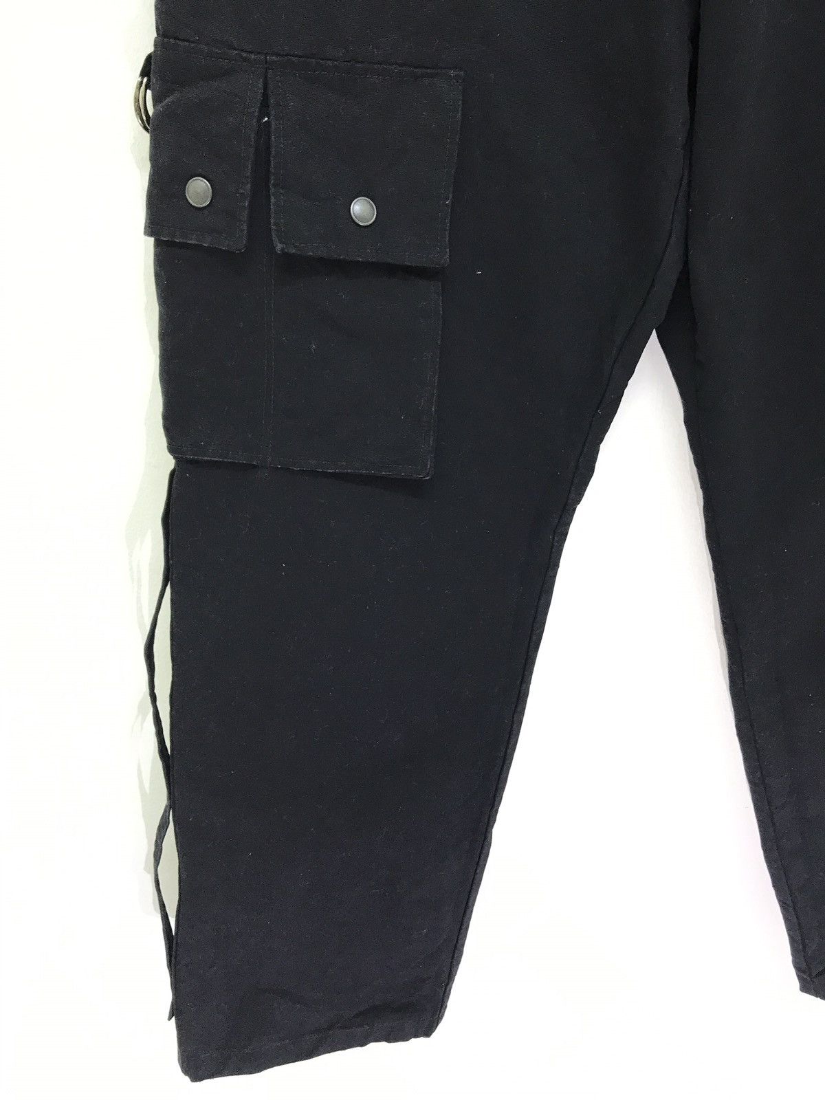 Japanese Brand Japan Brand Tindex Black Cargo Tactical Pant Relaxing Size US 34 / EU 50 - 3 Thumbnail