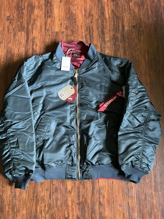 LOUIS VUITTON MEN JACKET SIZE 50/M REVERSIBLE MA-1 Bomber Jacket