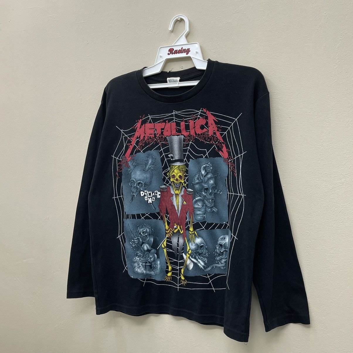 Band Tees × Metallica Vintage Metallica Damage Inc Pushead All Over Print Size US M / EU 48-50 / 2 - 6 Thumbnail