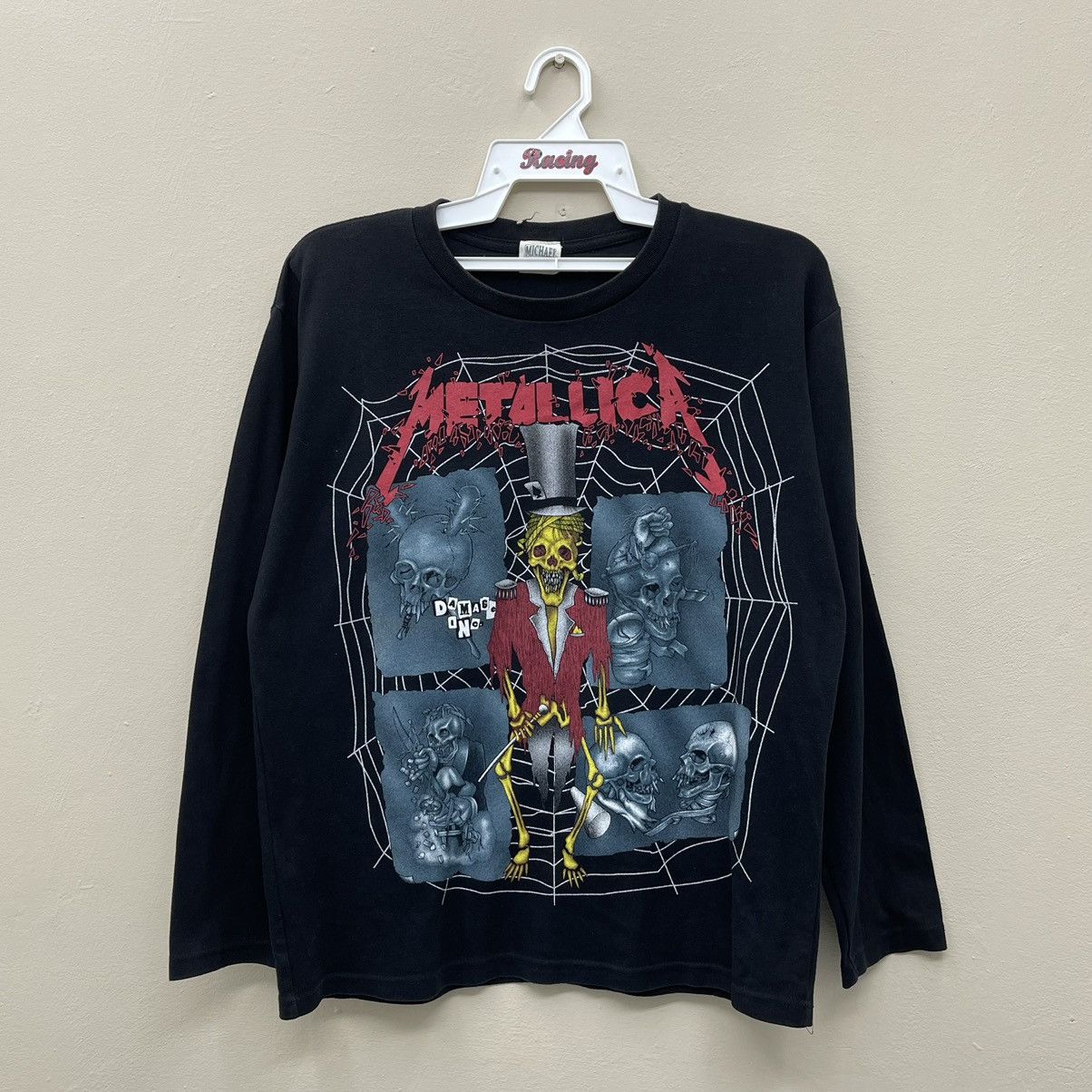 Band Tees × Metallica Vintage Metallica Damage Inc Pushead All Over Print Size US M / EU 48-50 / 2 - 1 Thumbnail