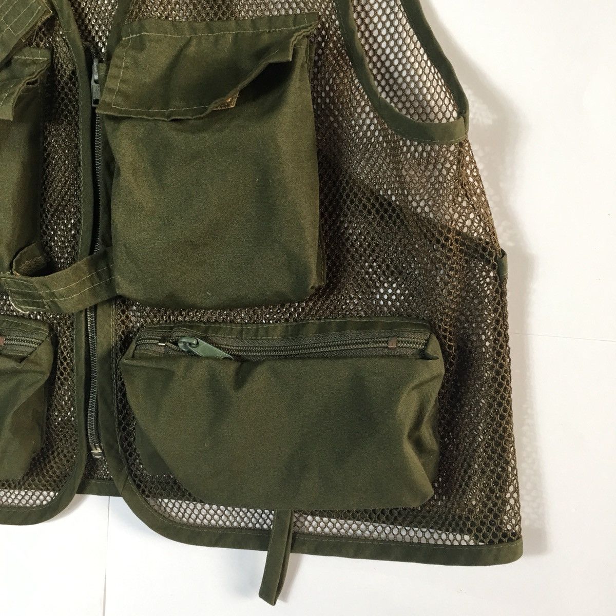 Japanese Brand Japanese Brand Multipocket Tactical Zipper Utility Net Vest Size US L / EU 52-54 / 3 - 3 Thumbnail