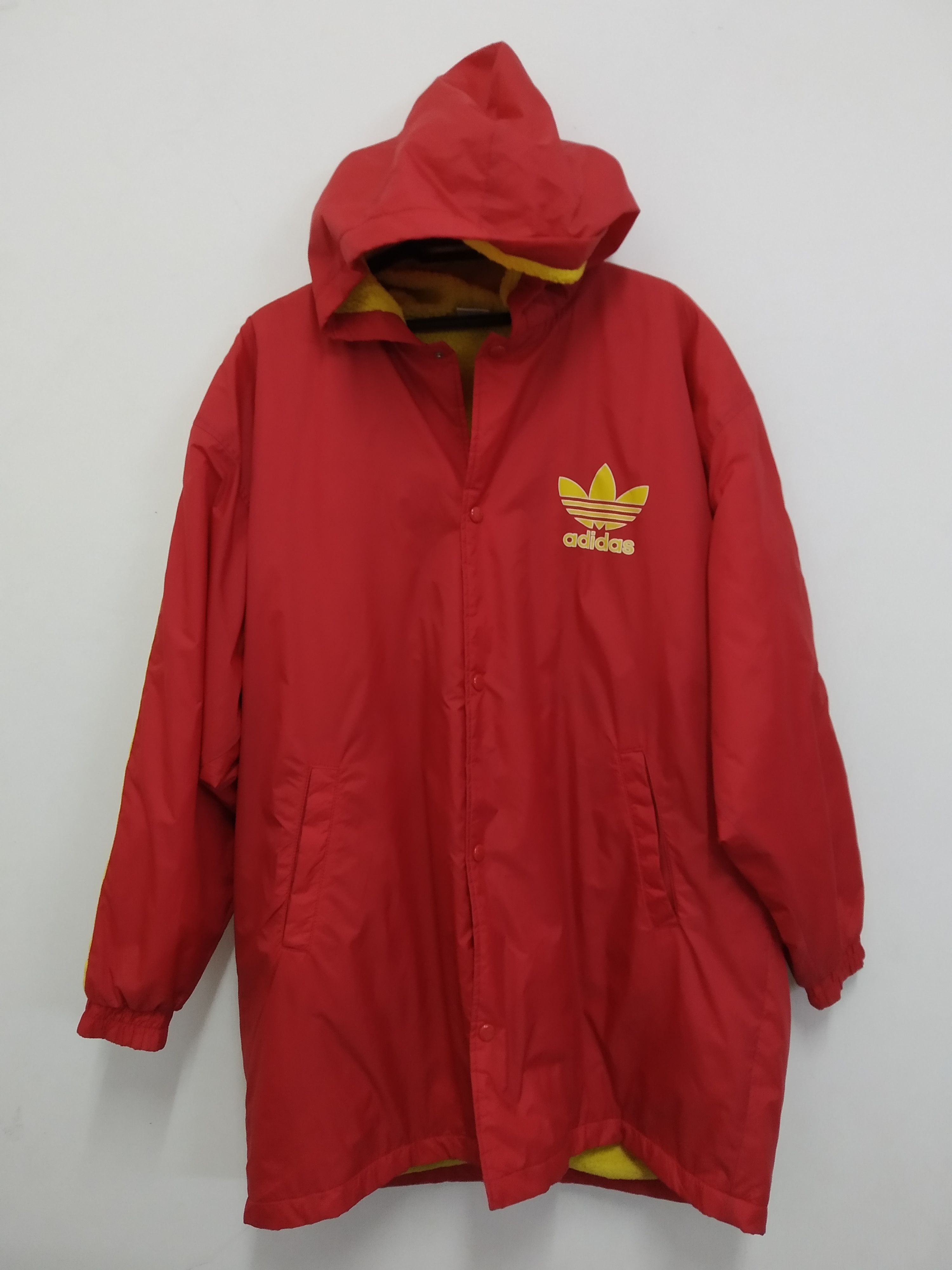 Adidas × Vintage Biglogo Adidas Vintage Hoodie Size US L / EU 52-54 / 3 - 2 Thumbnail