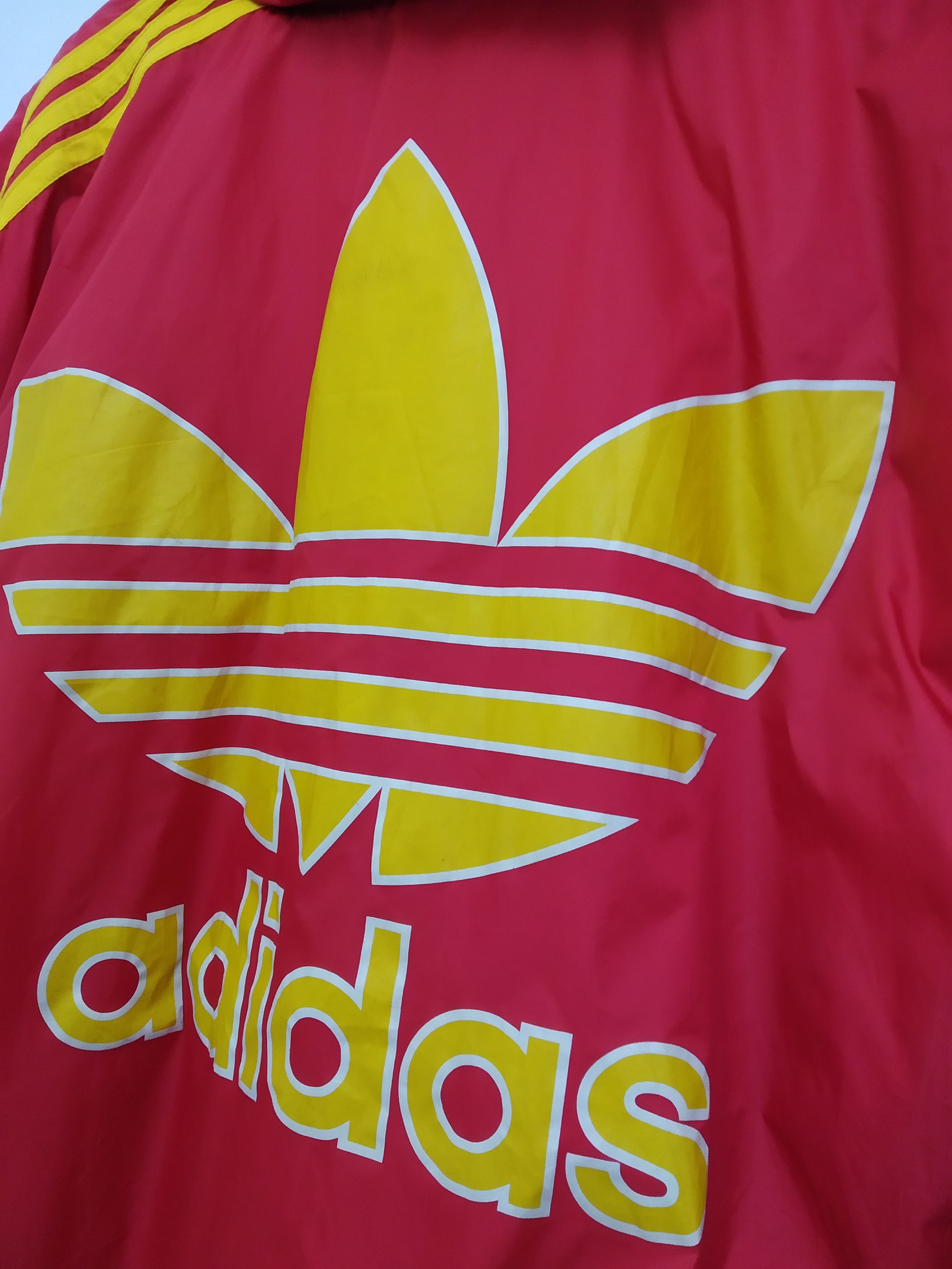 Adidas × Vintage Biglogo Adidas Vintage Hoodie Size US L / EU 52-54 / 3 - 5 Thumbnail