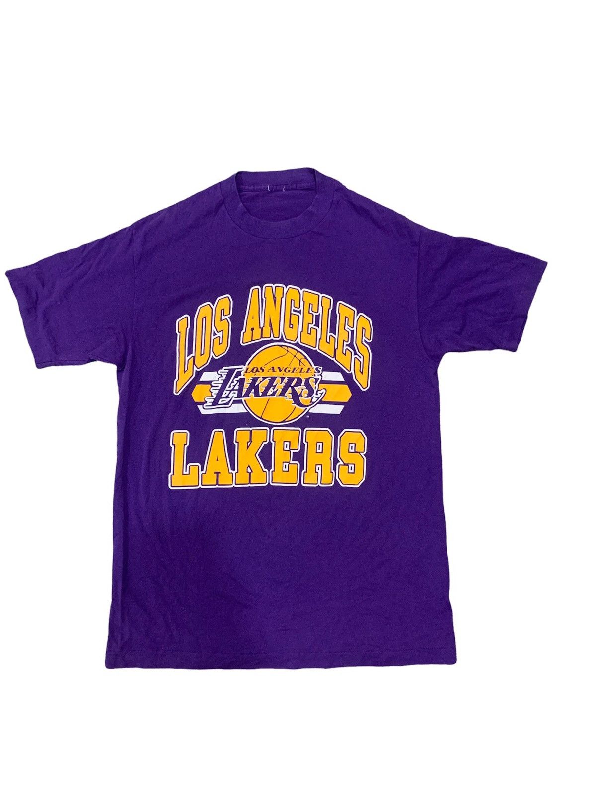 NBA × Vintage Vintage 90’s Single Stich Los Angelas Lakers Team Size US M / EU 48-50 / 2 - 1 Thumbnail