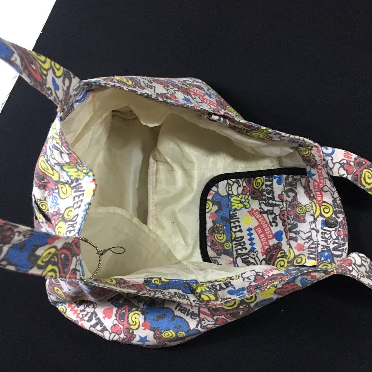 Hysteric Glamour Hysteric Mini Fullprint Designer Tote Bag Size ONE SIZE - 4 Thumbnail