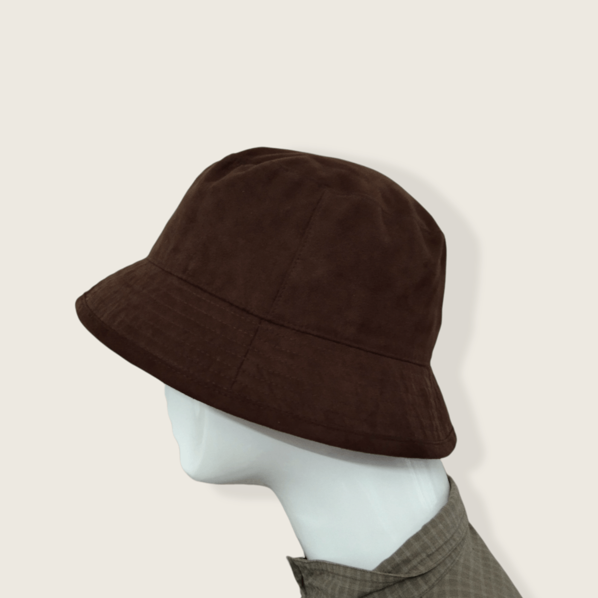 image of Italian Designers x Vintage Bellumore Bolliester Bucket Hat in Brown, Men's