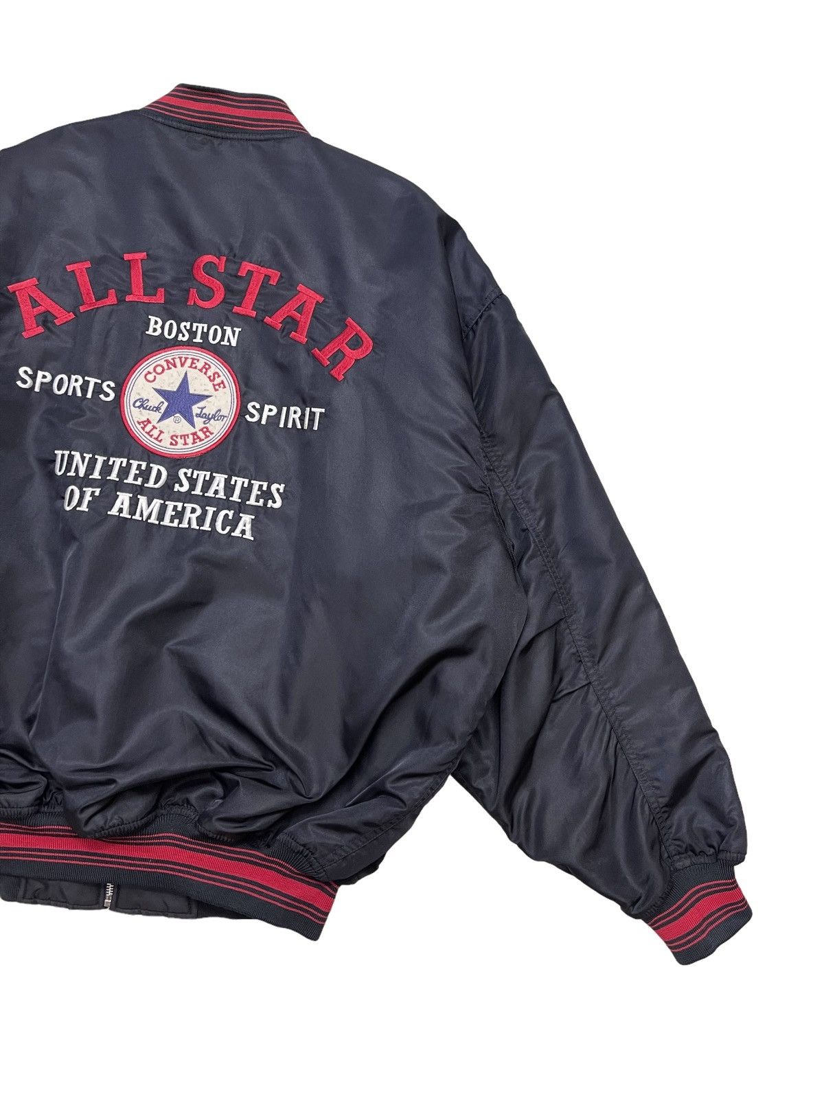 Converse Vintage Converse Boston Bomber Jacket Size US XXL / EU 58 / 5 - 6 Thumbnail