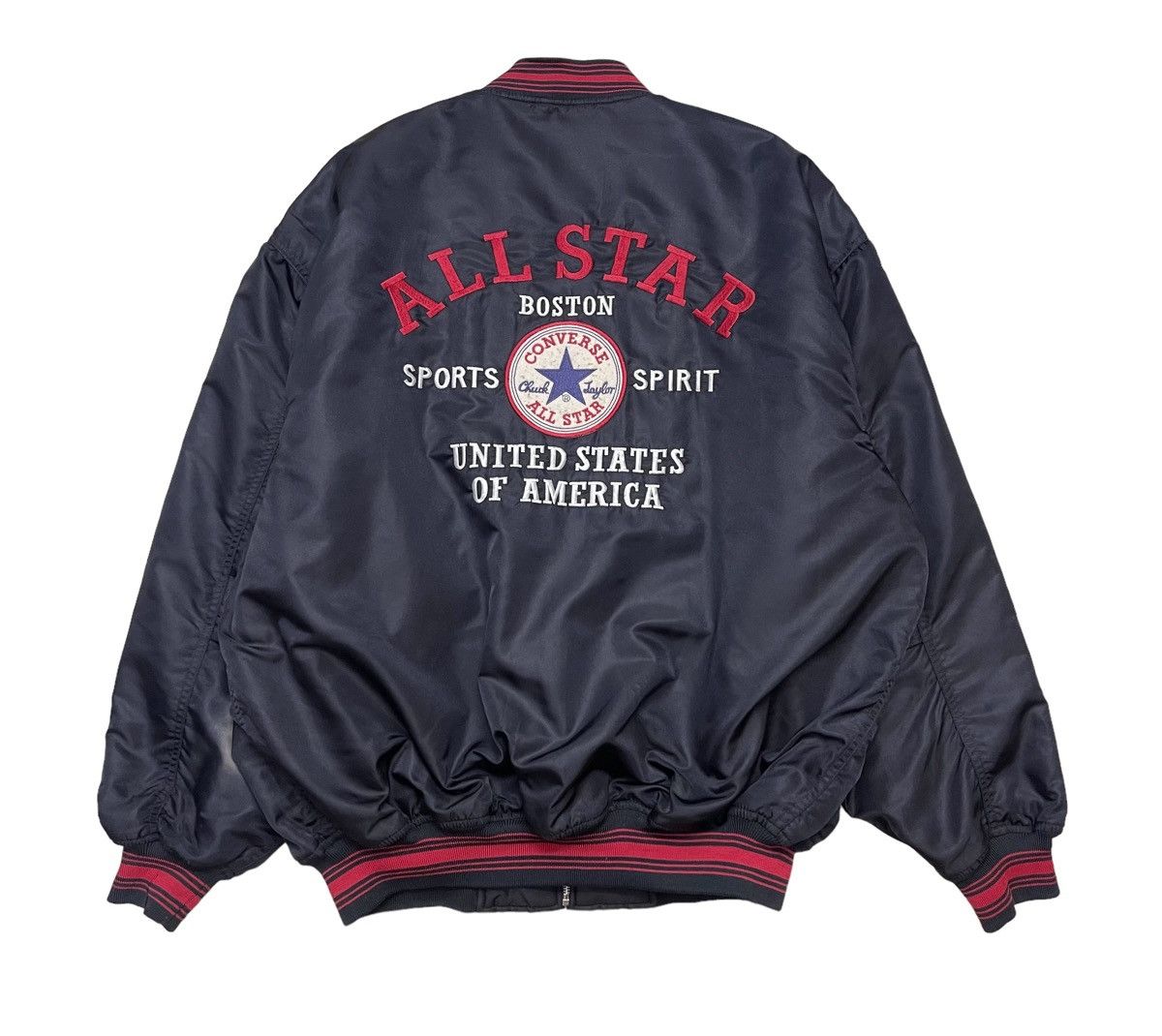 Converse Vintage Converse Boston Bomber Jacket Size US XXL / EU 58 / 5 - 2 Thumbnail