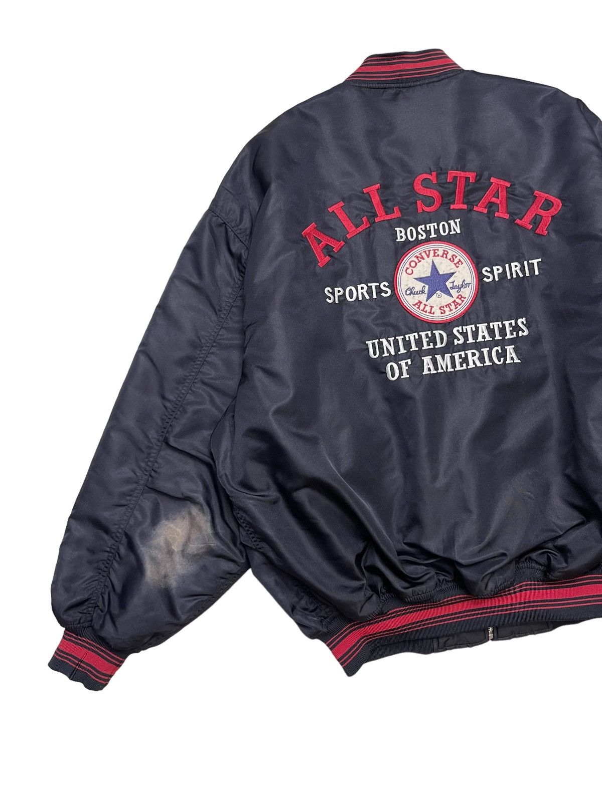 Converse Vintage Converse Boston Bomber Jacket Size US XXL / EU 58 / 5 - 7 Thumbnail