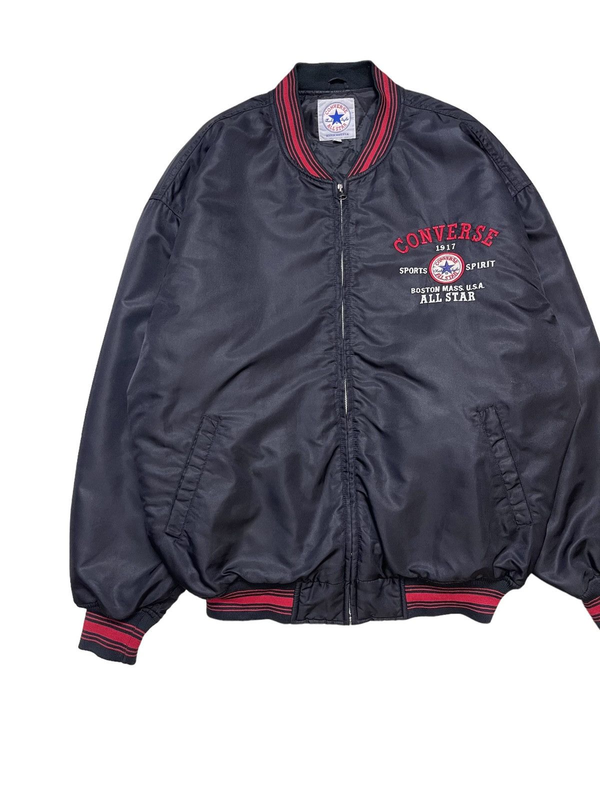 Converse Vintage Converse Boston Bomber Jacket Size US XXL / EU 58 / 5 - 4 Thumbnail