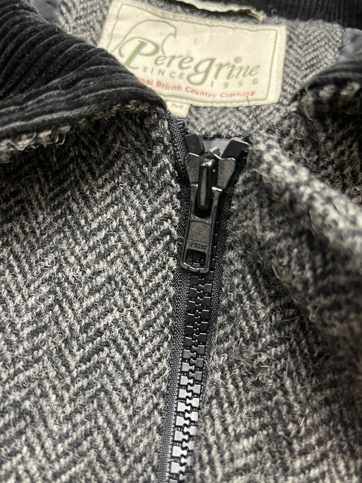 Harris Tweed Peregrine X HarrisTweed Herringbone Blouson Jacket Size US M / EU 48-50 / 2 - 16 Thumbnail