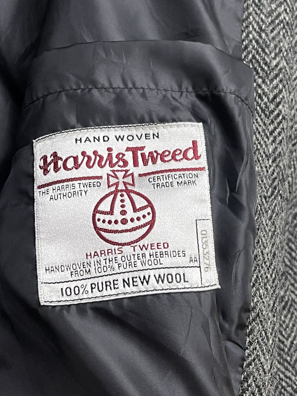 Harris Tweed Peregrine X HarrisTweed Herringbone Blouson Jacket Size US M / EU 48-50 / 2 - 15 Thumbnail