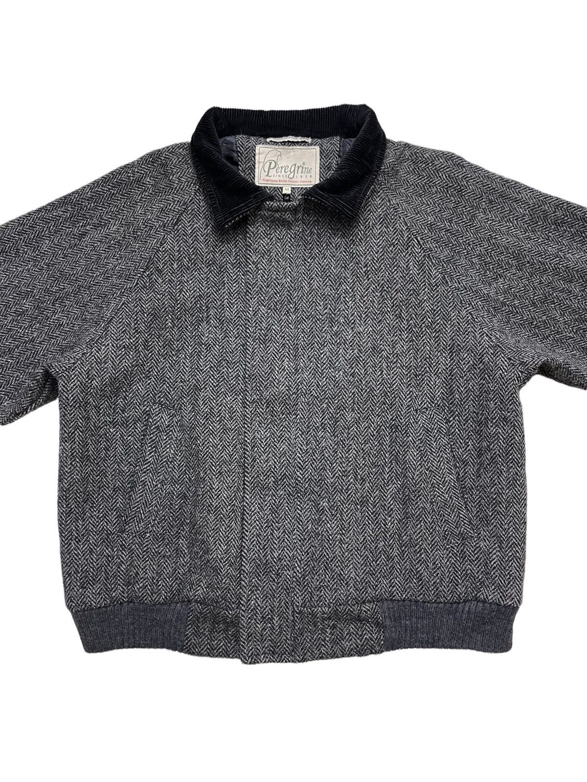 Harris Tweed Peregrine X HarrisTweed Herringbone Blouson Jacket Size US M / EU 48-50 / 2 - 9 Thumbnail
