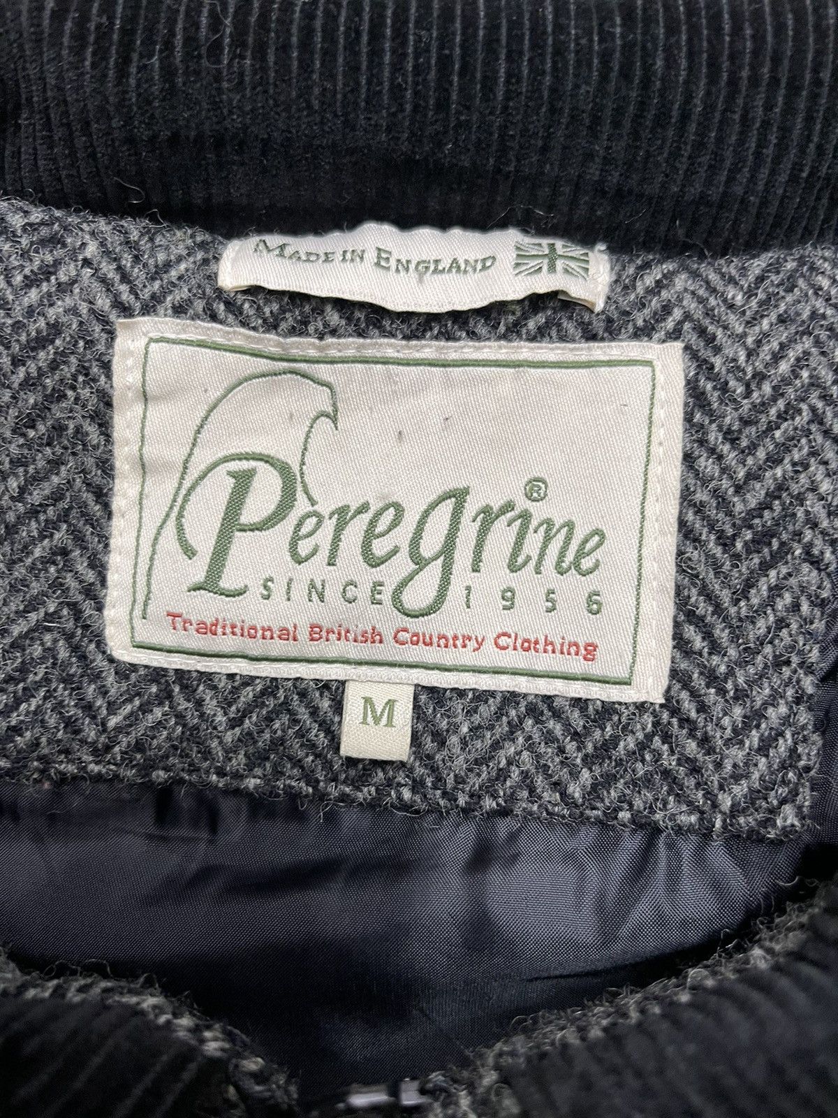 Harris Tweed Peregrine X HarrisTweed Herringbone Blouson Jacket Size US M / EU 48-50 / 2 - 14 Thumbnail