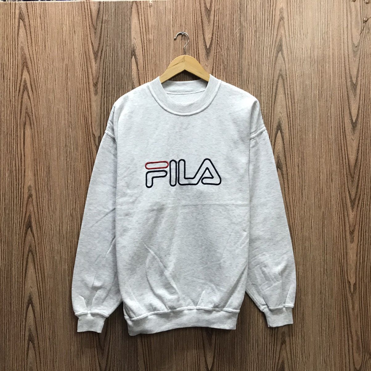 Fila × Vintage Vintage Fila Sweatshirt Fila Crew Neck Size US L / EU 52-54 / 3 - 1 Thumbnail