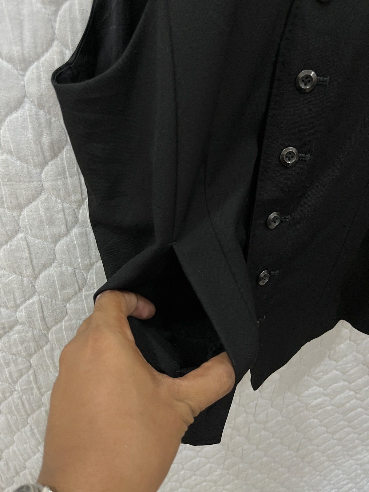 Attachment (Nnnn). VINTAGE ATTACHMENT BLACK VEST Size S / US 4 / IT 40 - 4 Thumbnail