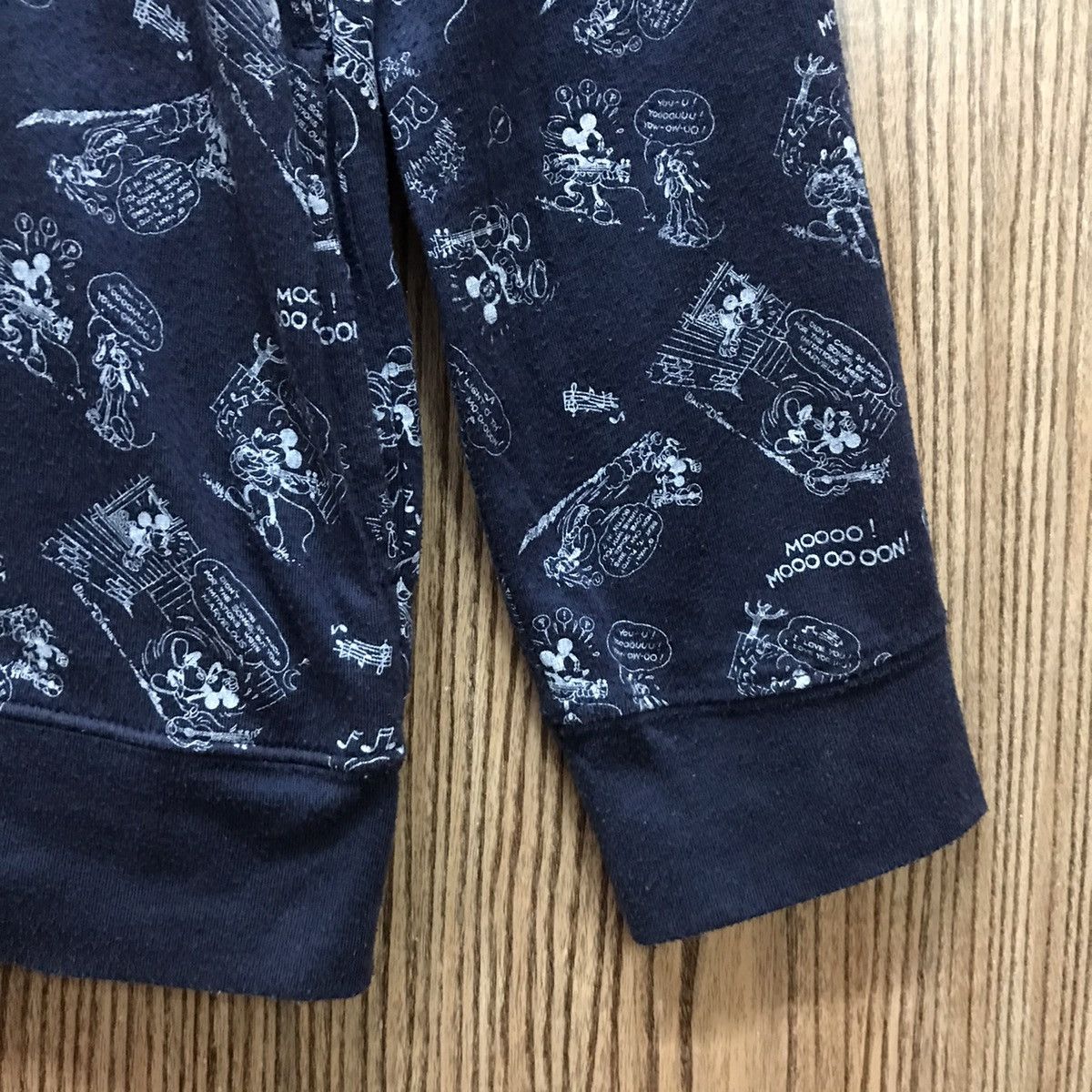 Disney × Mickey Mouse × Vintage Vintage Disney Full Print Hoodie Mickey Minnie Cartoon Size S / US 4 / IT 40 - 5 Thumbnail