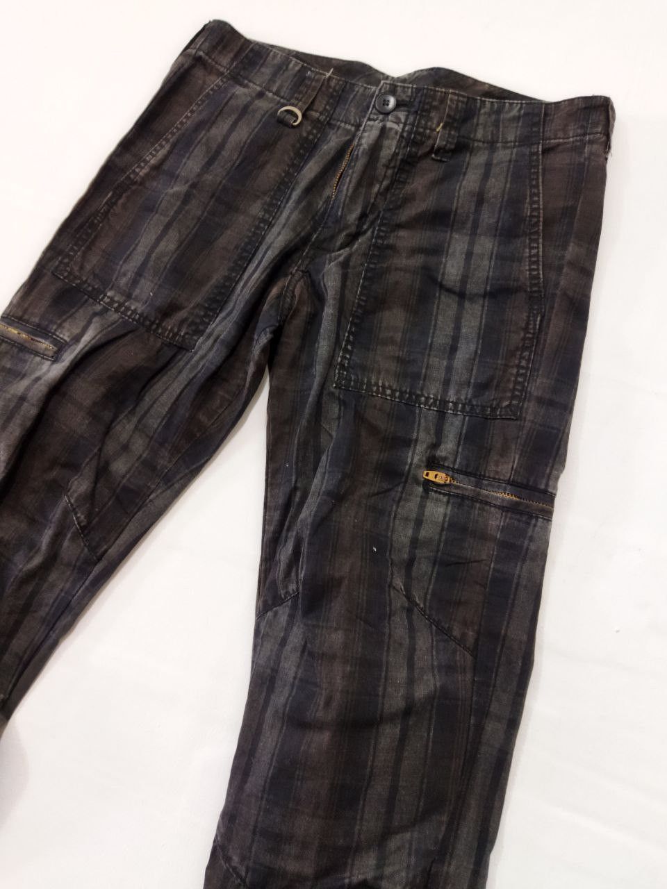 Japanese Brand Japanese ABAHOUSE Zipper Casual Pant Size US 31 - 5 Thumbnail