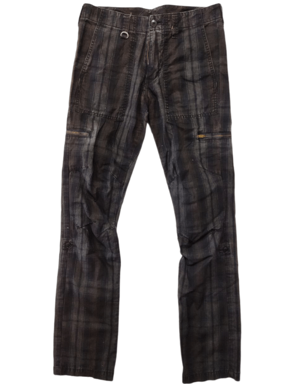 Japanese Brand Japanese ABAHOUSE Zipper Casual Pant Size US 31 - 1 Thumbnail