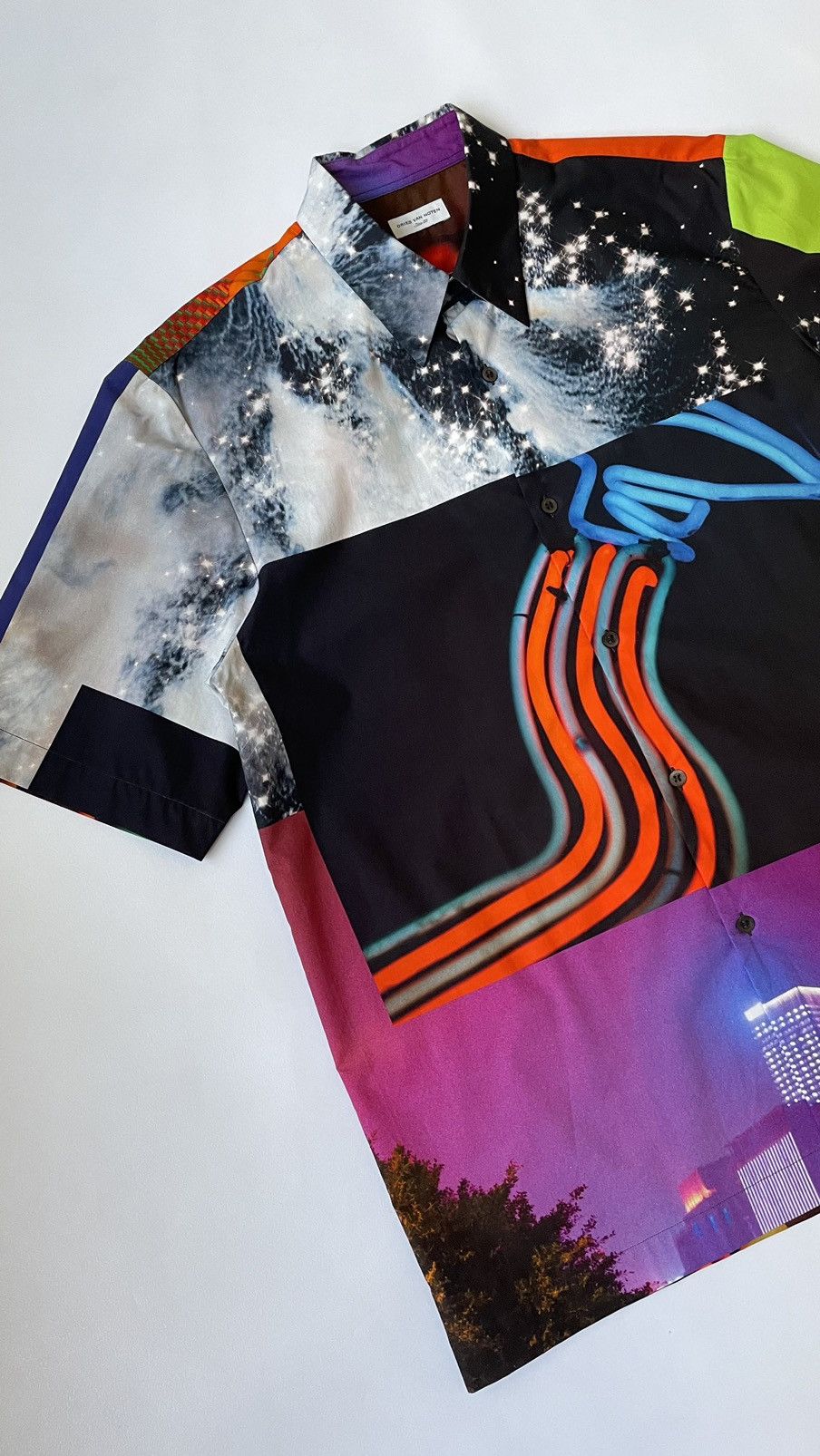 Dries Van Noten S/S 20 Yoshirotten Collage Print Shirt Size US M / EU 48-50 / 2 - 5 Thumbnail