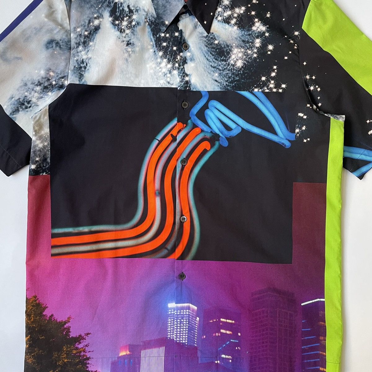 Dries Van Noten S/S 20 Yoshirotten Collage Print Shirt Size US M / EU 48-50 / 2 - 7 Thumbnail
