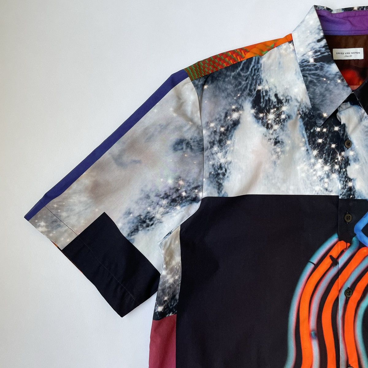 Dries Van Noten S/S 20 Yoshirotten Collage Print Shirt Size US M / EU 48-50 / 2 - 4 Thumbnail