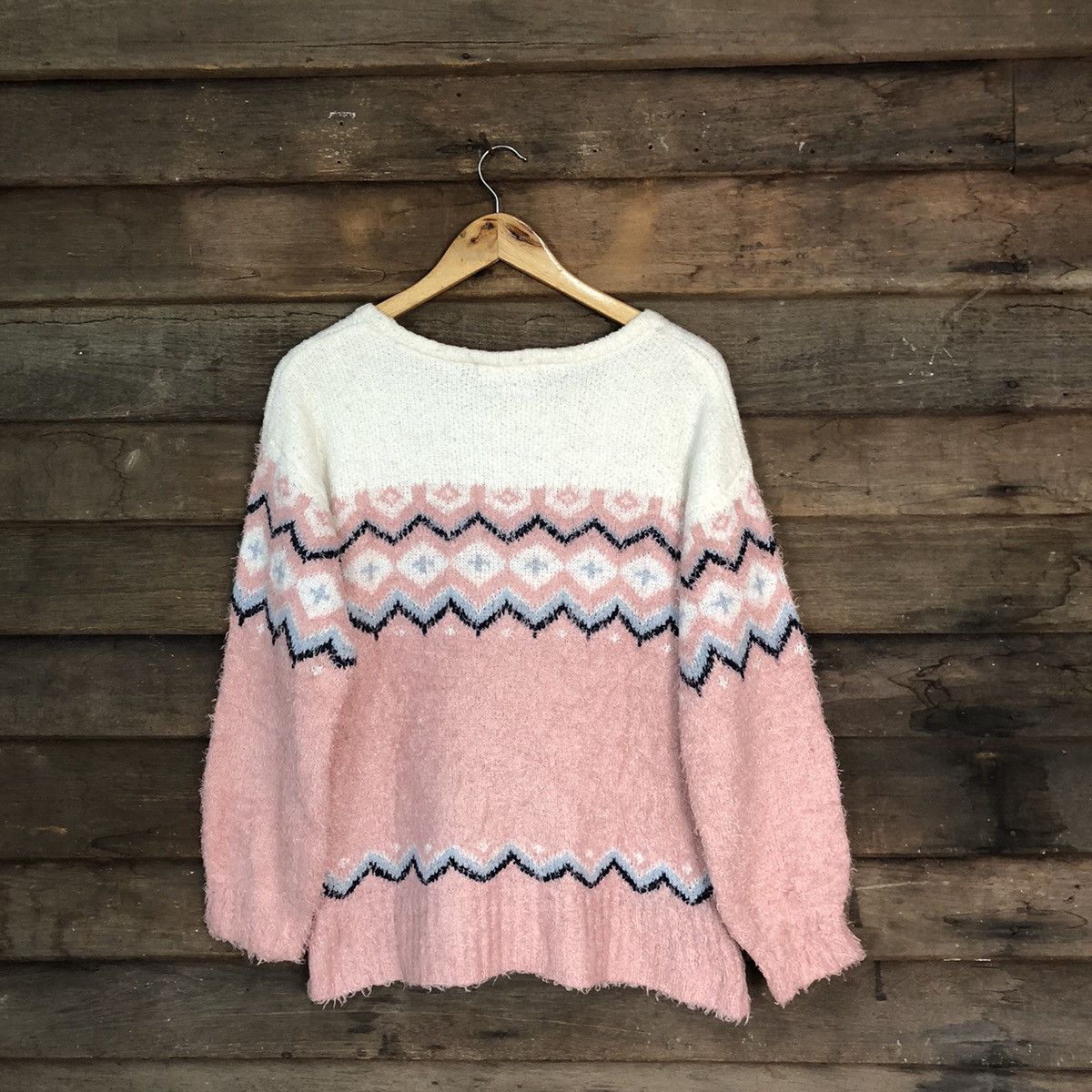 Homespun Knitwear × Hypebeast × Japanese Brand Cecil Mcbee Pink Shag Shaggy Fur Mohair Knitwear #7217 Size M / US 6-8 / IT 42-44 - 10 Thumbnail