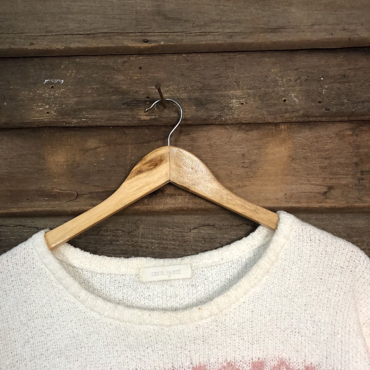 Homespun Knitwear × Hypebeast × Japanese Brand Cecil Mcbee Pink Shag Shaggy Fur Mohair Knitwear #7217 Size M / US 6-8 / IT 42-44 - 4 Thumbnail