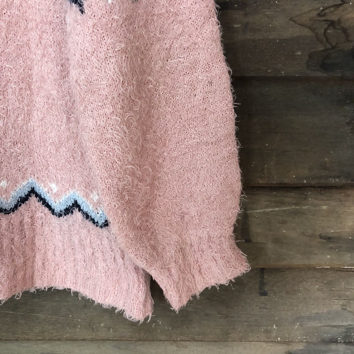 Homespun Knitwear × Hypebeast × Japanese Brand Cecil Mcbee Pink Shag Shaggy Fur Mohair Knitwear #7217 Size M / US 6-8 / IT 42-44 - 12 Thumbnail