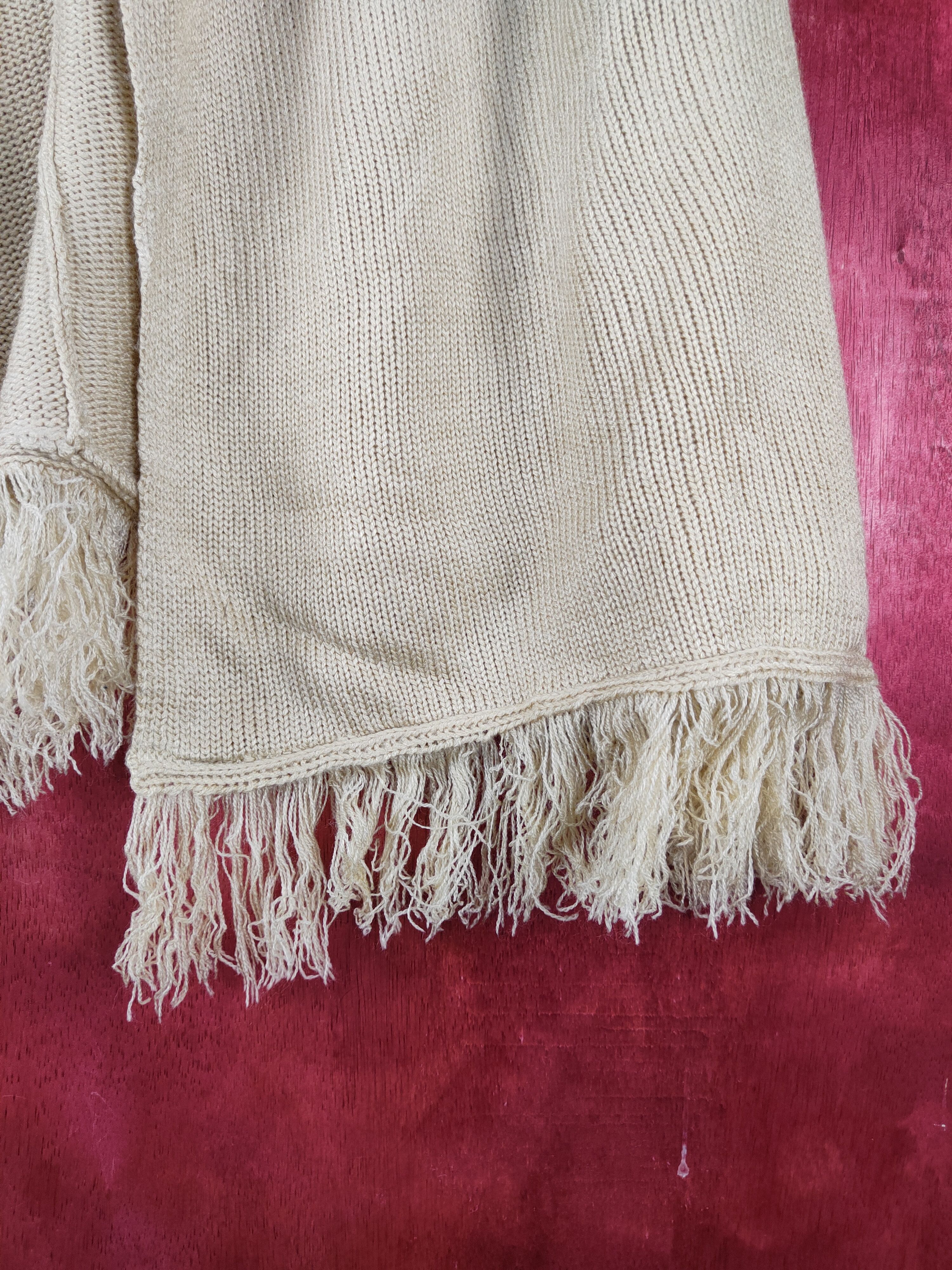 Homespun Knitwear × Japanese Brand I's Ū Gold Knitwear Capes #S1040 Size US L / EU 52-54 / 3 - 6 Thumbnail