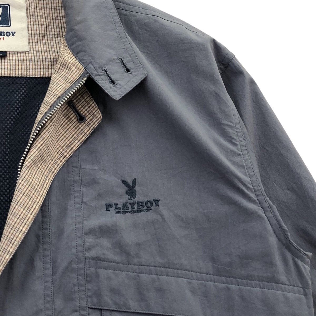 Playboy Vintage Playboy Sport Embroidery Logo Bomber Jacket Size US L / EU 52-54 / 3 - 4 Thumbnail